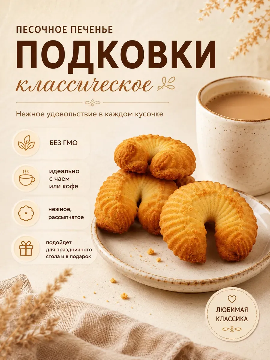 Печенье "Подковки"