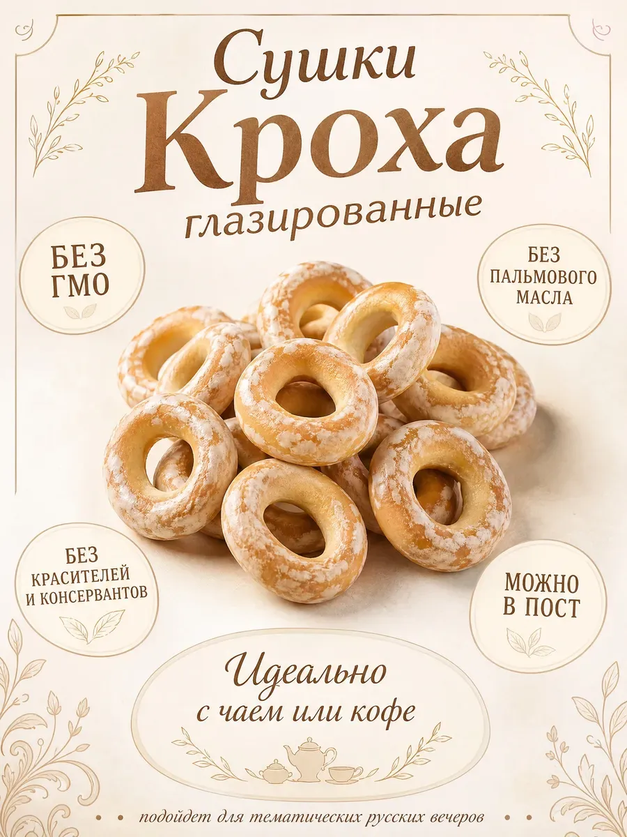 Сушки Кроха глазированные
