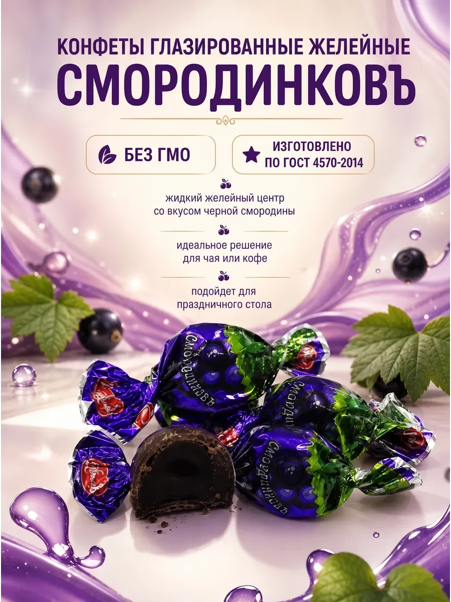Конфеты "Смородинковъ"